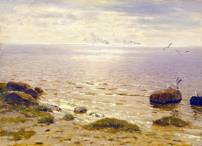 Nikolay Nikanorovich Dubovskoy Seascape Germany oil painting art